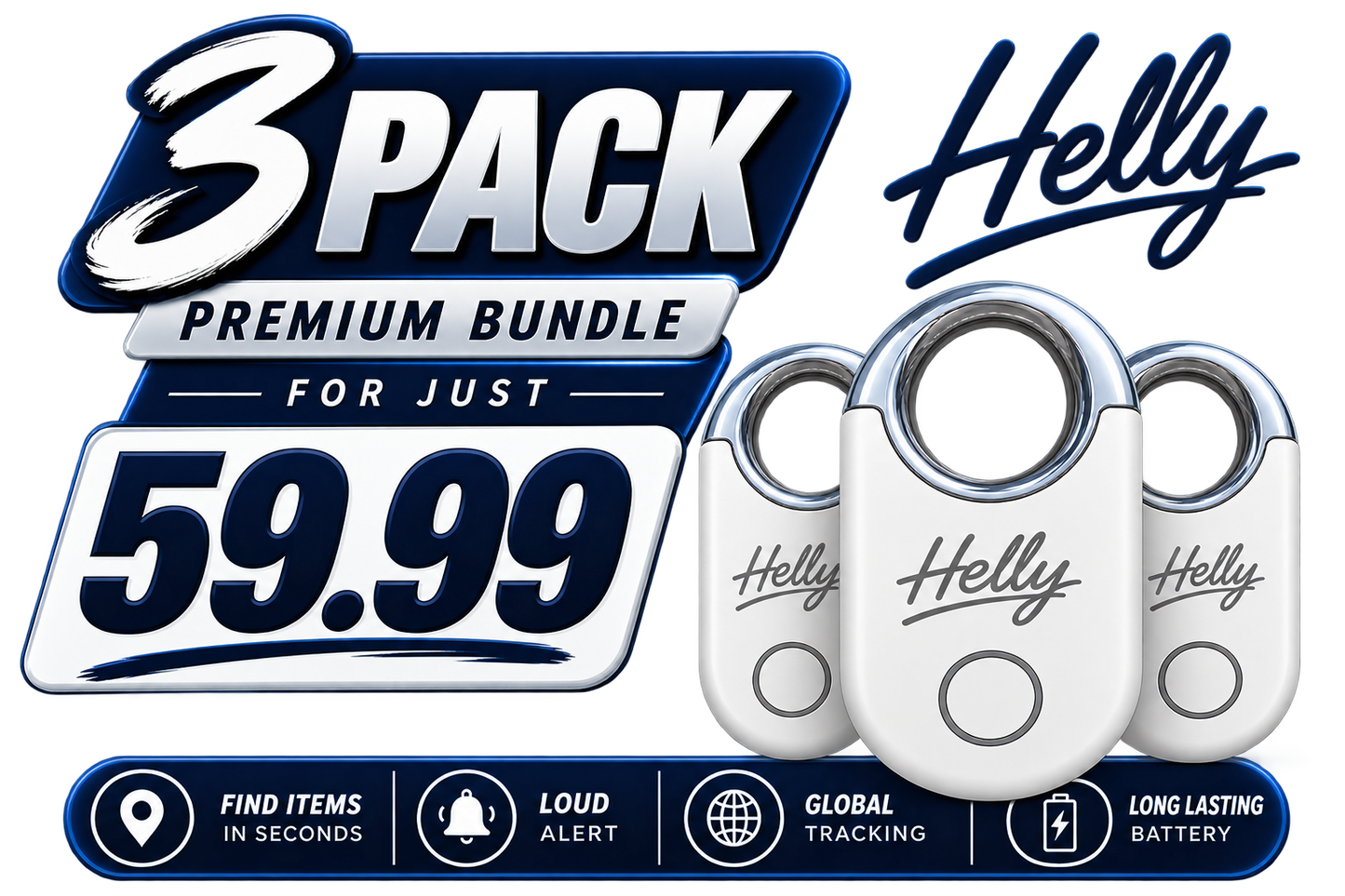 3-Pack GPS Tracker Bundle